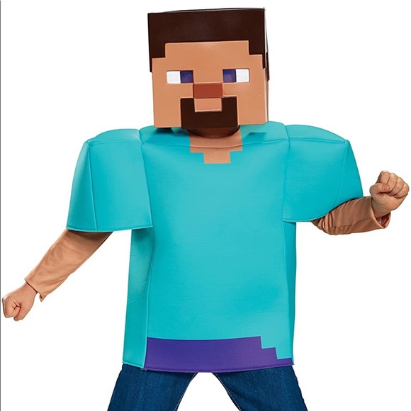 MINECRAFT Classic Steve Costume - Picture 2 of 6